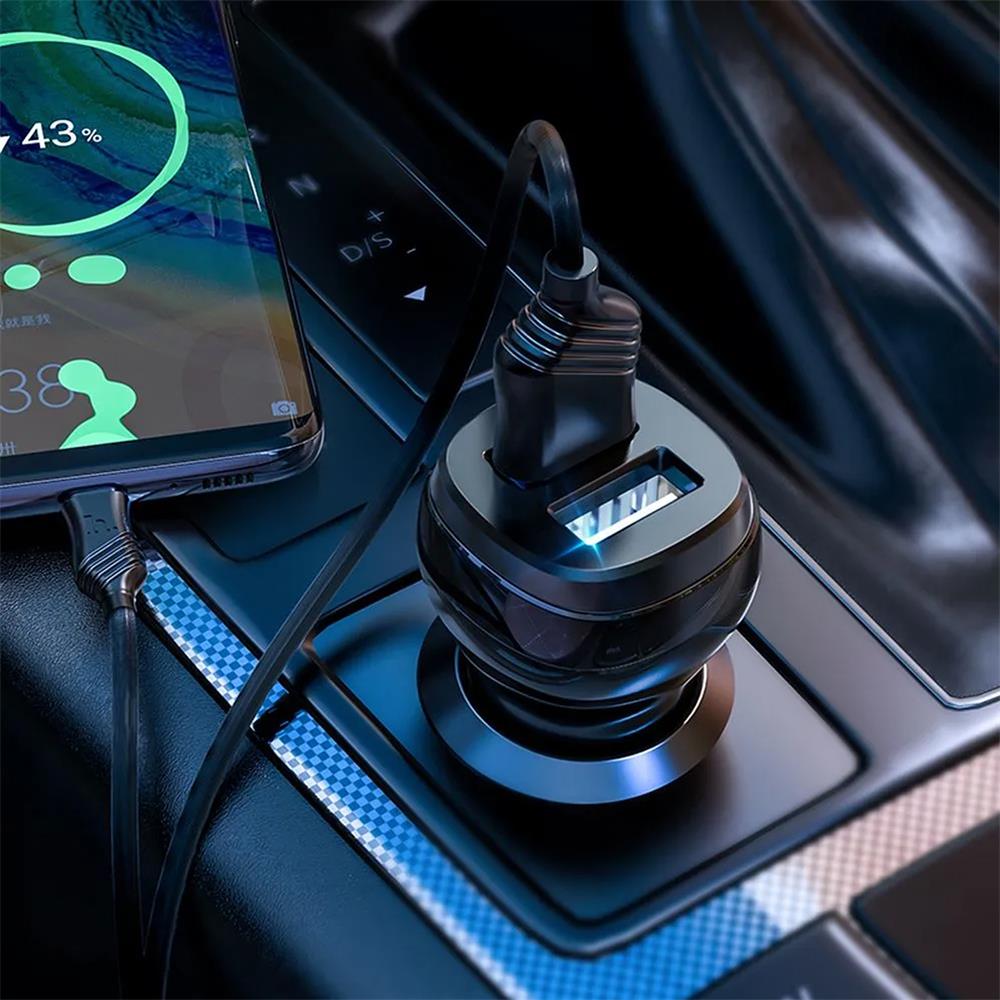Hoco Kfz-Ladegerät - Z40 microUSB in Schwarz