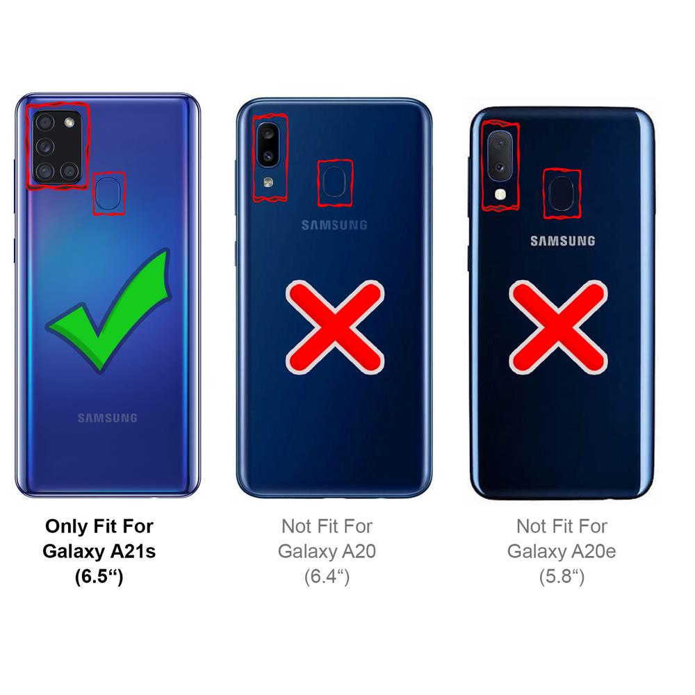 Rugged TPU für Samsung Galaxy A21s in Transparent