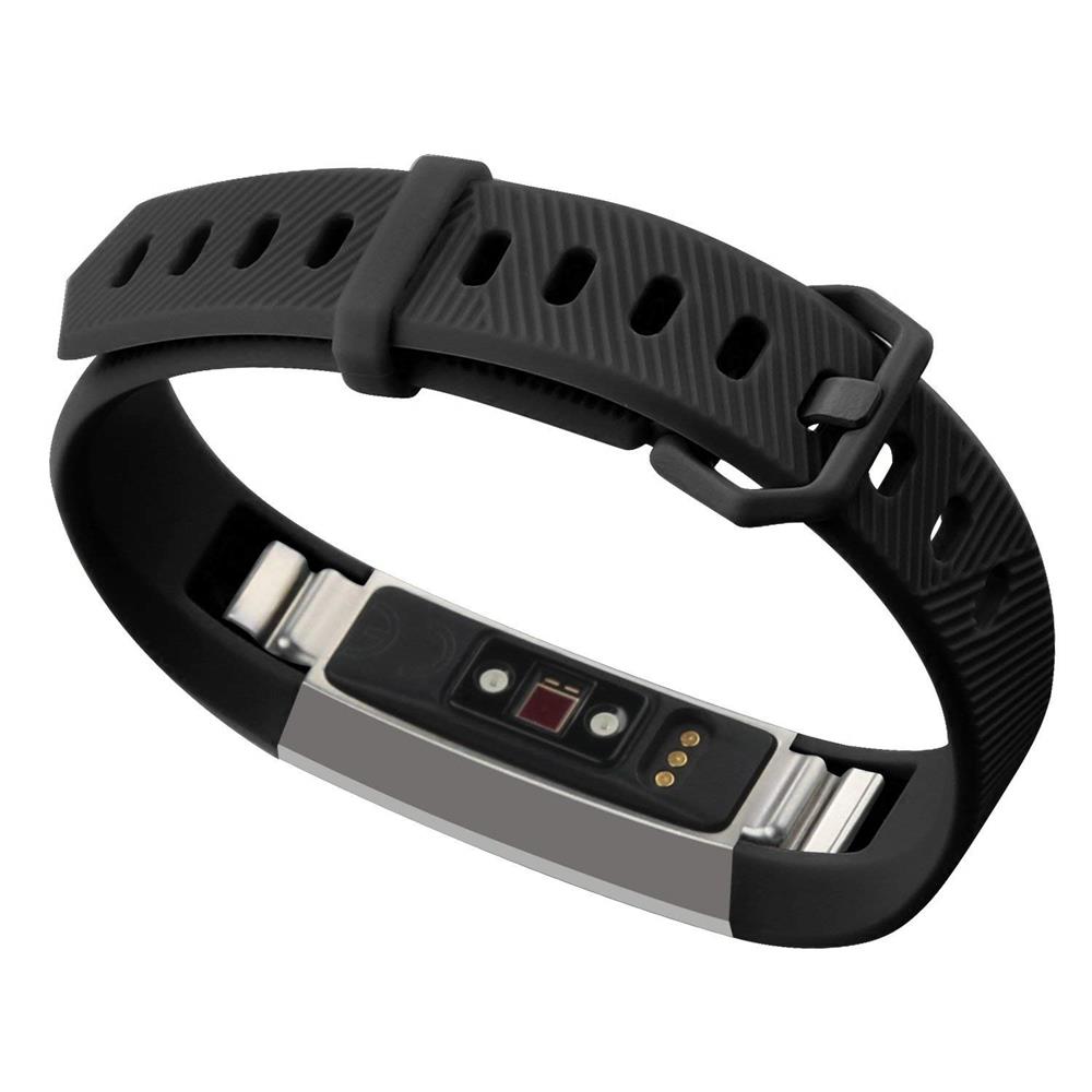 Fitnessarmband TPU für Fitbit Alta / HR - Größe L in Schwarz