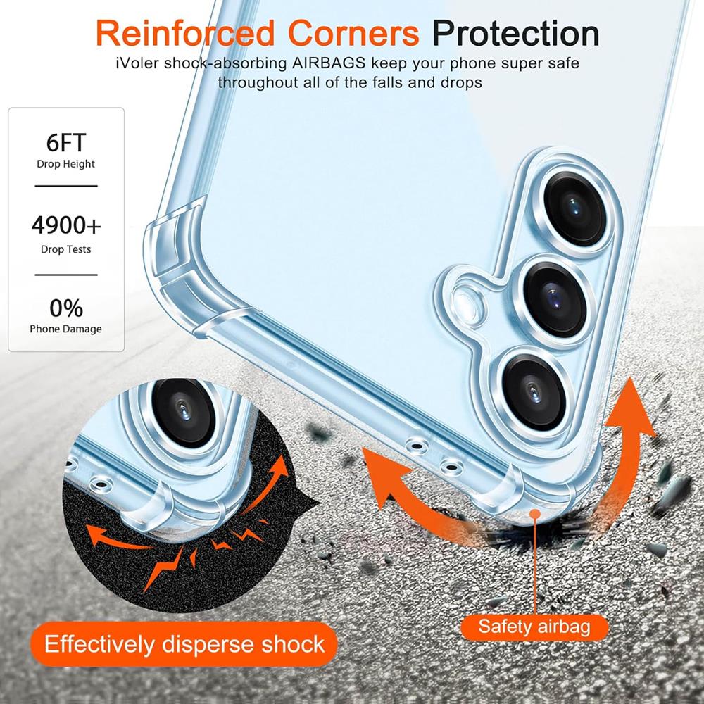 Rugged TPU für Samsung Galaxy S24 FE in Transparent