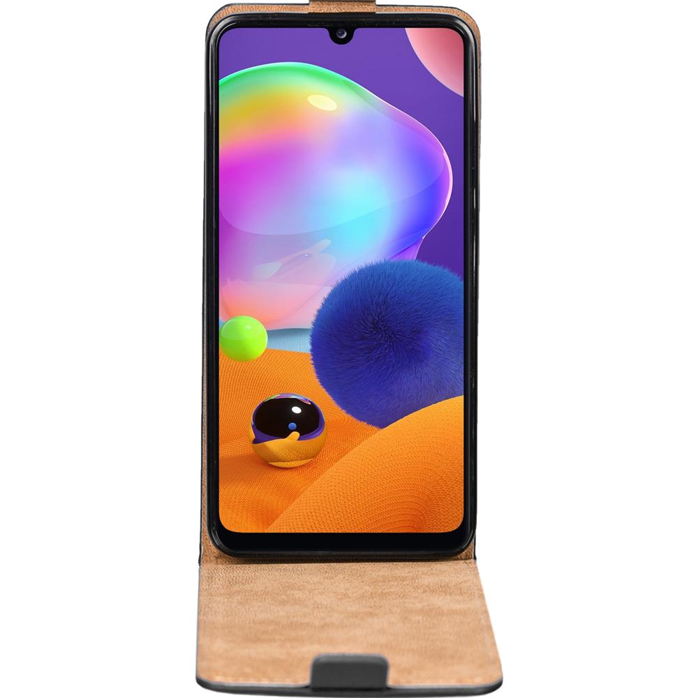 Basic Flip für Samsung Galaxy A31 in Schwarz