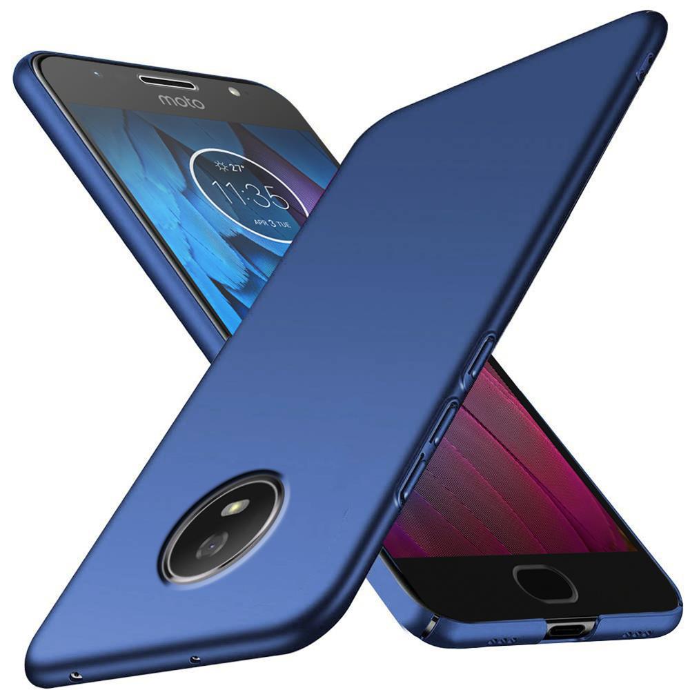 Classic Plain für Motorola/Lenovo Moto E4 in Blau