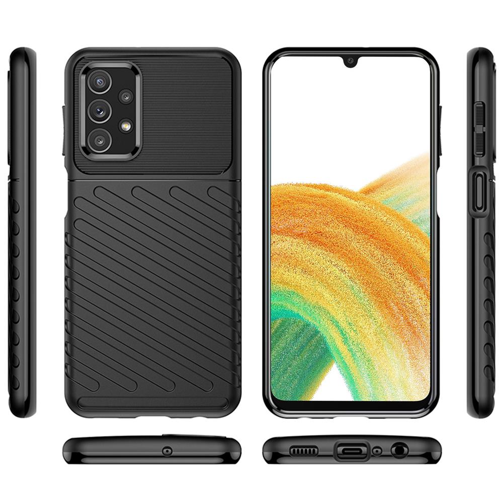 Thunder Case für Samsung Galaxy A33 5G in Schwarz