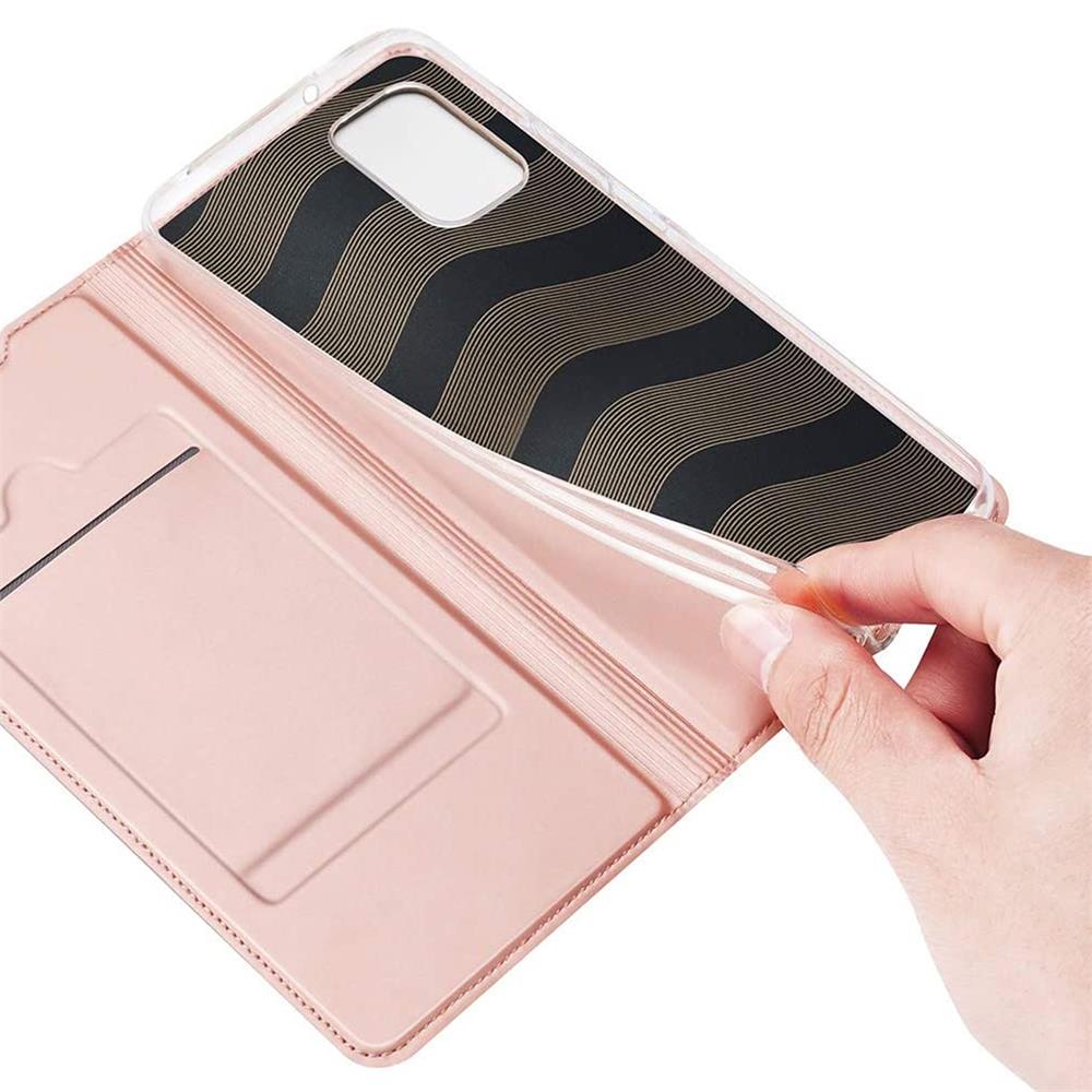 Electroplated Flip für Samsung Galaxy A03s in Rosegold