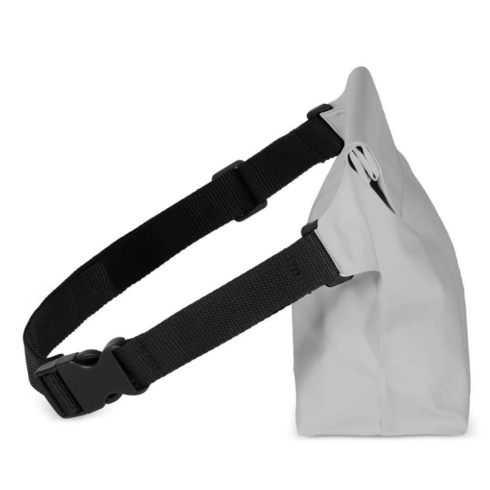 Wasserdichte PVC-Tasche / Hüfttasche in Grau
