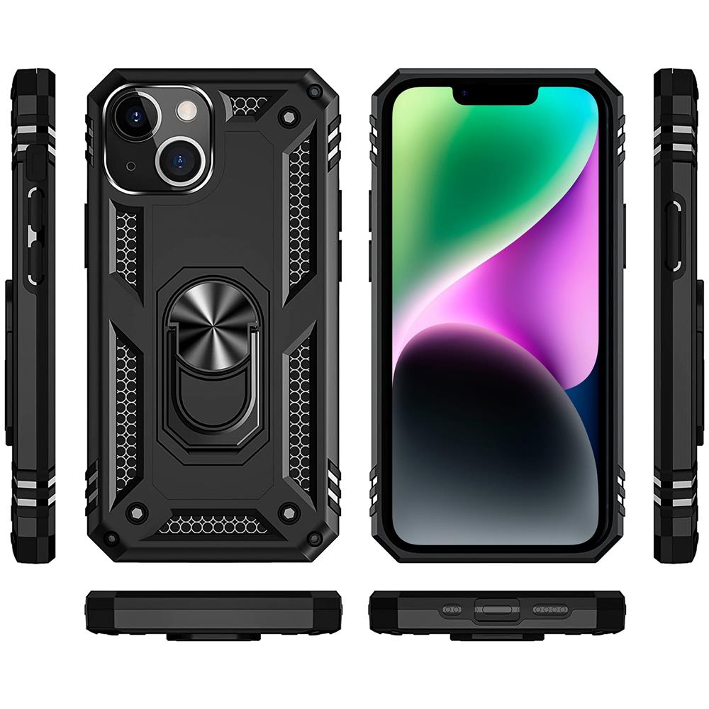 Army Case für Apple iPhone 15 Plus in Schwarz