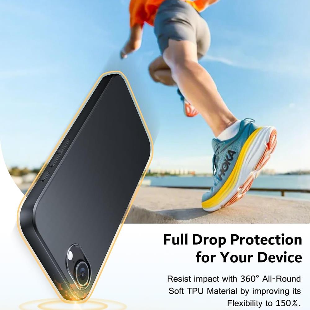 Classic TPU für Apple iPhone 16e in Schwarz