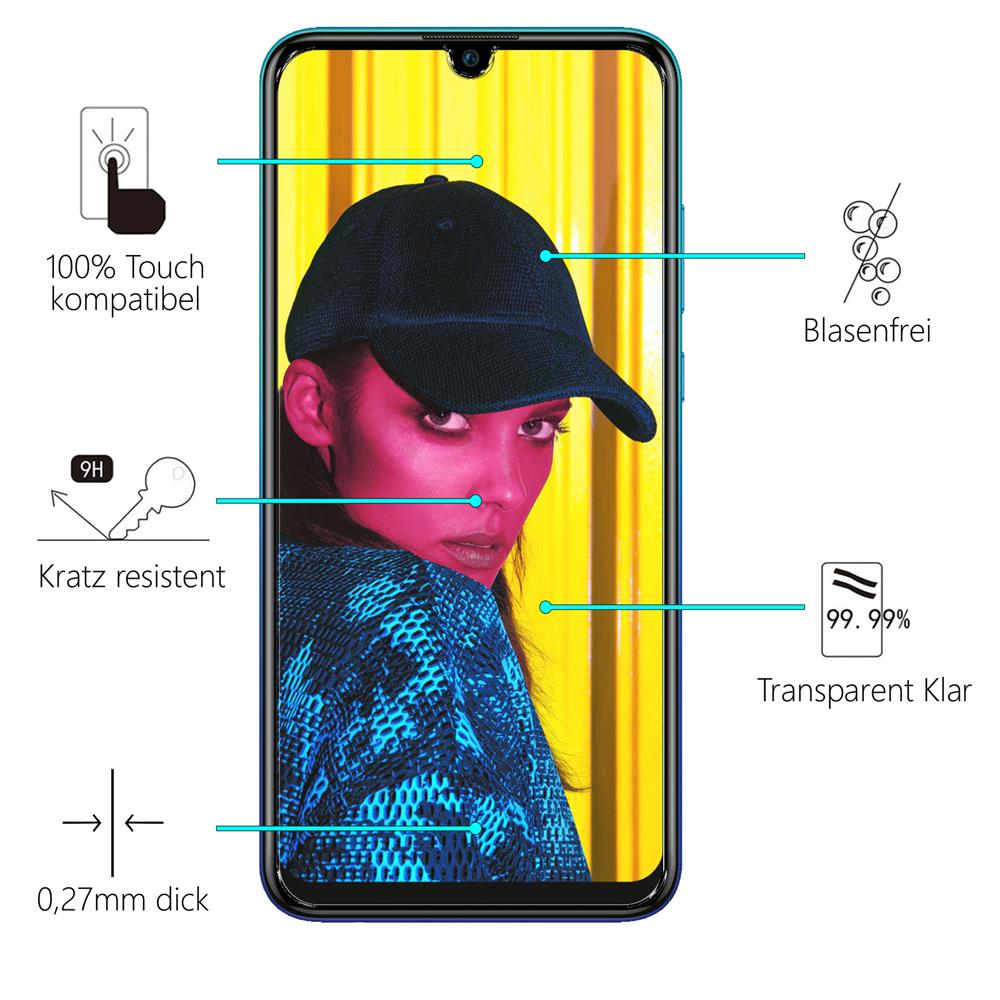 Glas 2in1 für Huawei P Smart 2019