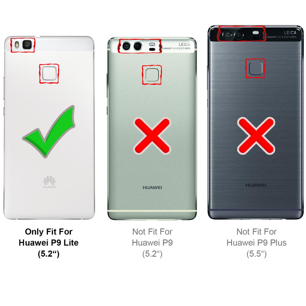 Classic Plain für Huawei P9 Lite in Rosegold