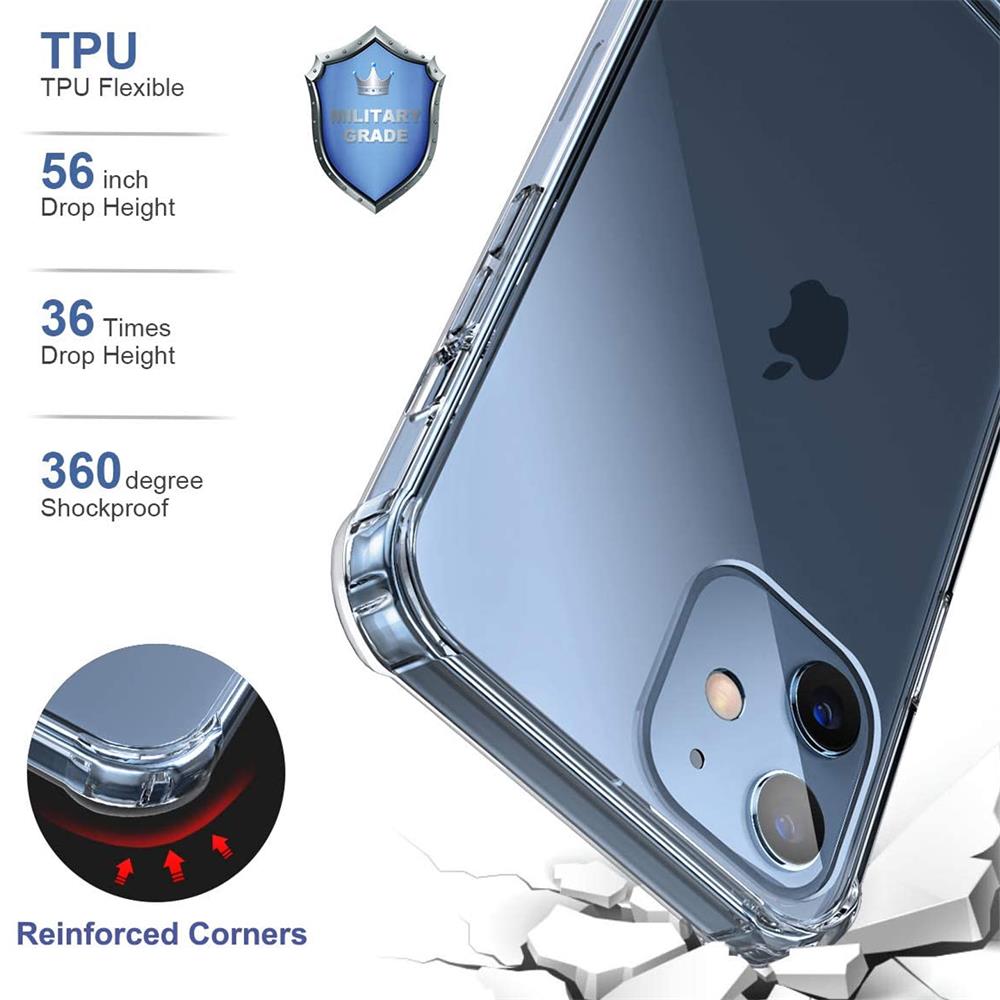 Rugged TPU für Apple iPhone 12 Mini in Transparent
