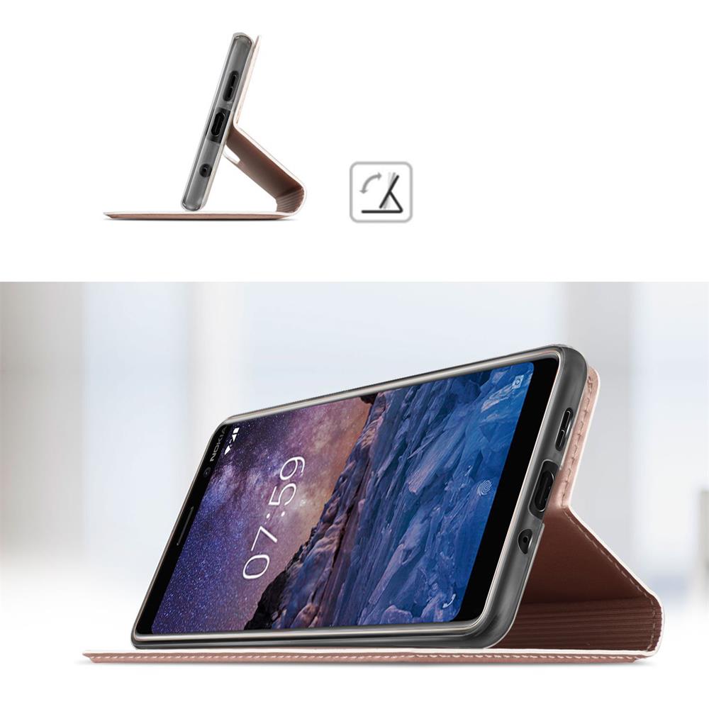Electroplated Flip für Nokia 8.1 in Rosegold