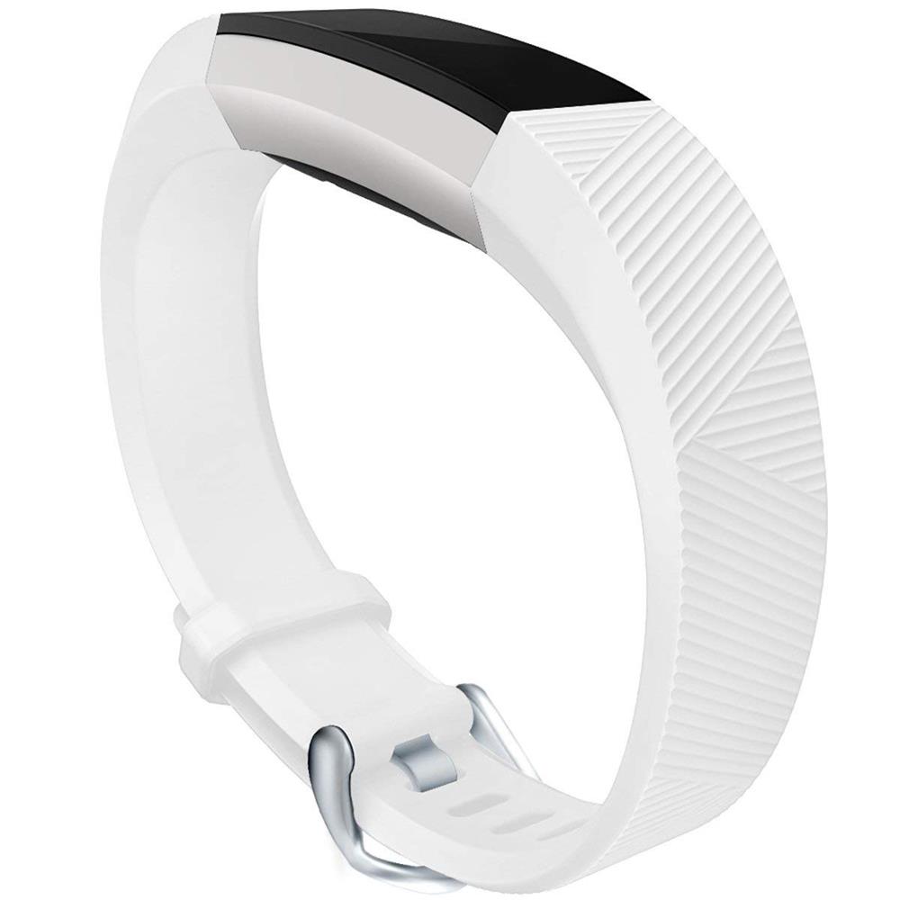 Fitnessarmband TPU für Fitbit Alta / HR - Größe S in Weiss