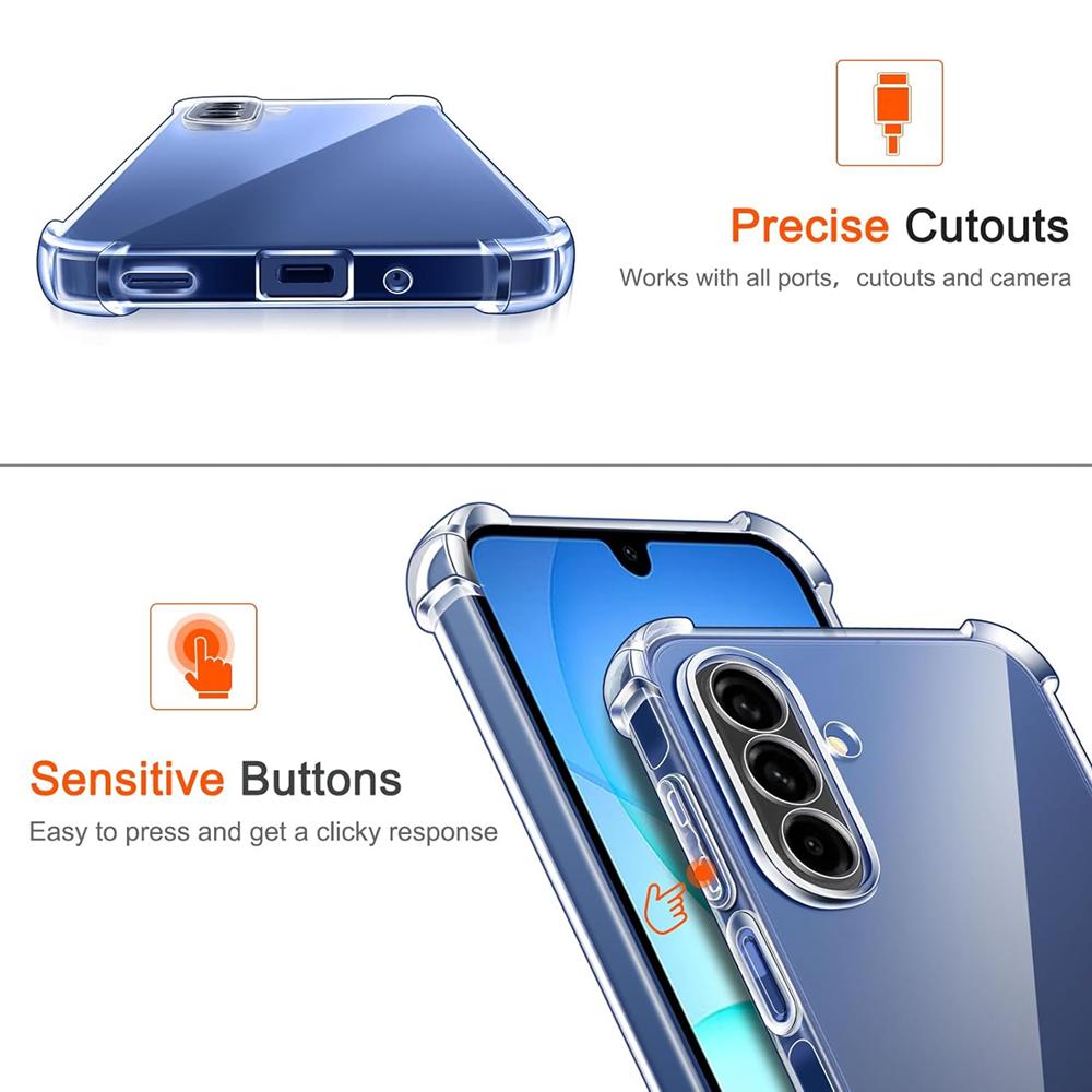 Rugged TPU für Samsung Galaxy A17 5G in Transparent