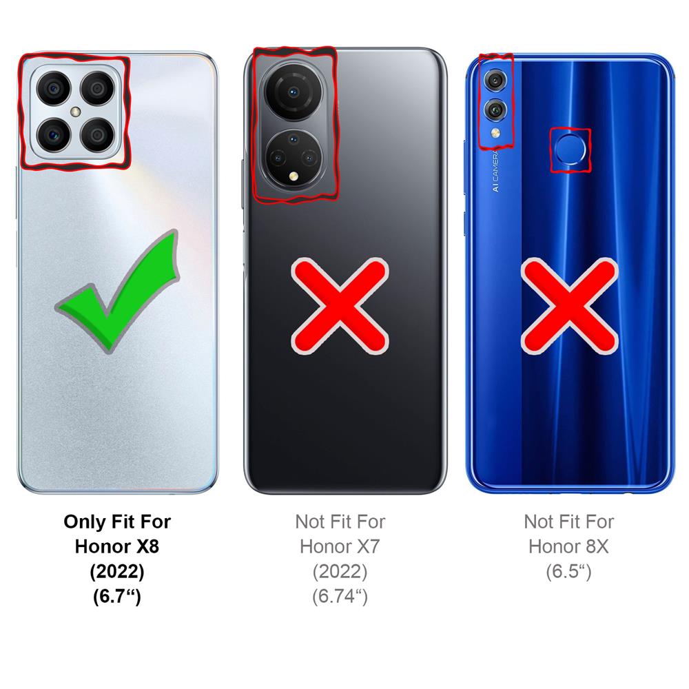 Classic TPU für Honor X8 in Schwarz