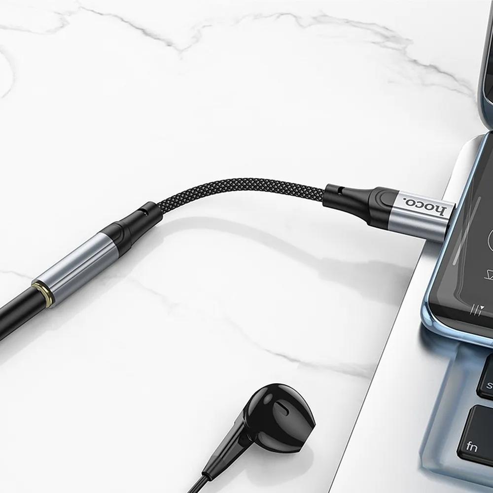 Hoco LS36 USB-C auf 3,5mm Klinke - Schwarz