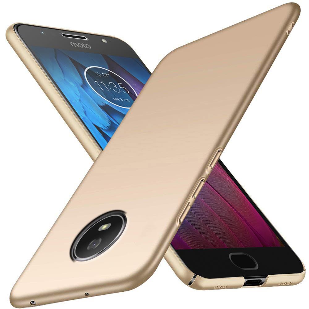 Classic Plain für Motorola/Lenovo Moto G4 / G4 Plus in Gold