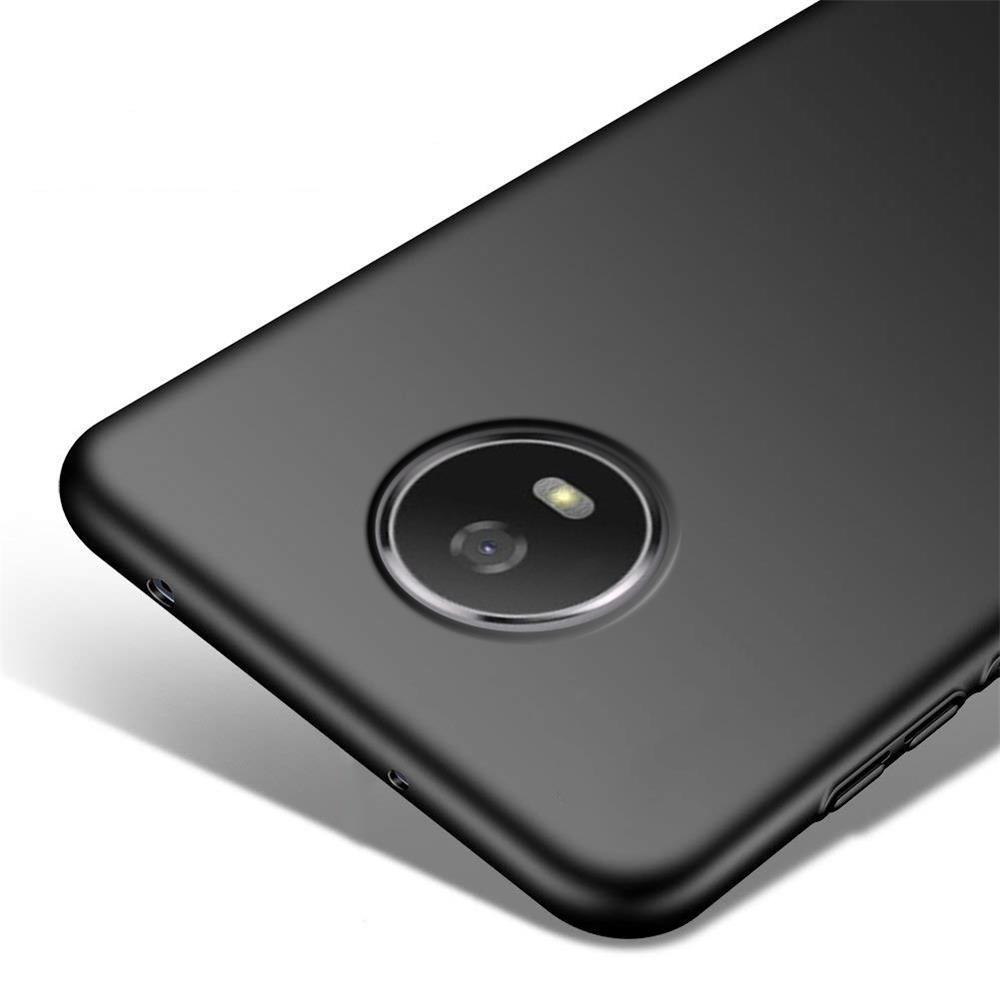 Classic Plain für Motorola/Lenovo Moto Z Play in Schwarz