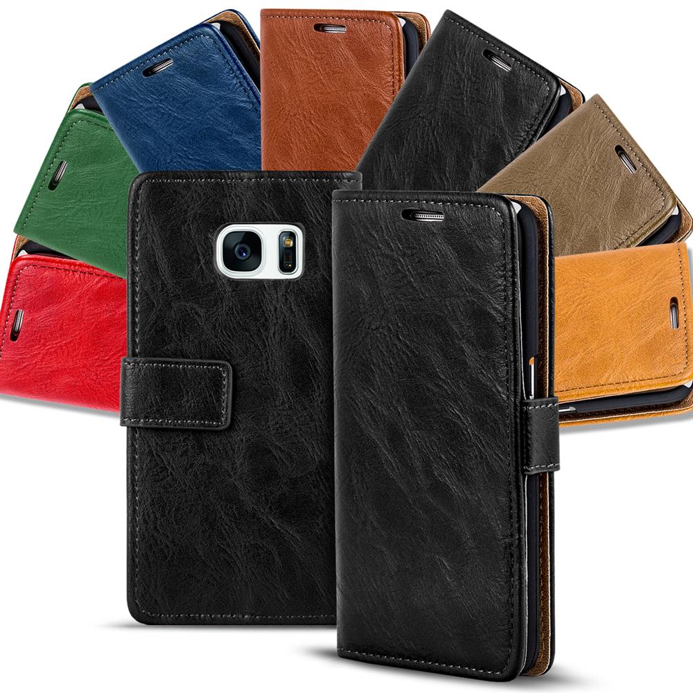 Retro Wallet für Samsung Galaxy S7 Edge