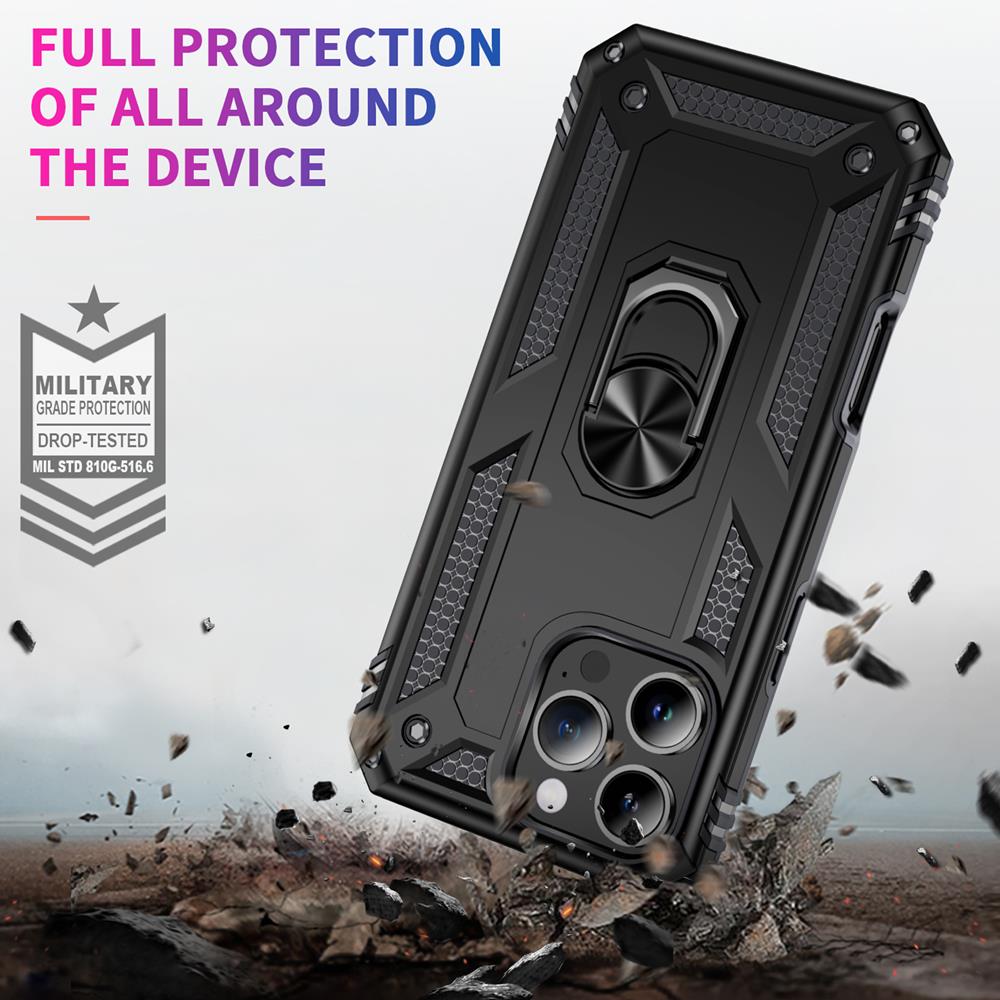 Army Case für Apple iPhone 16 Pro Max in Schwarz