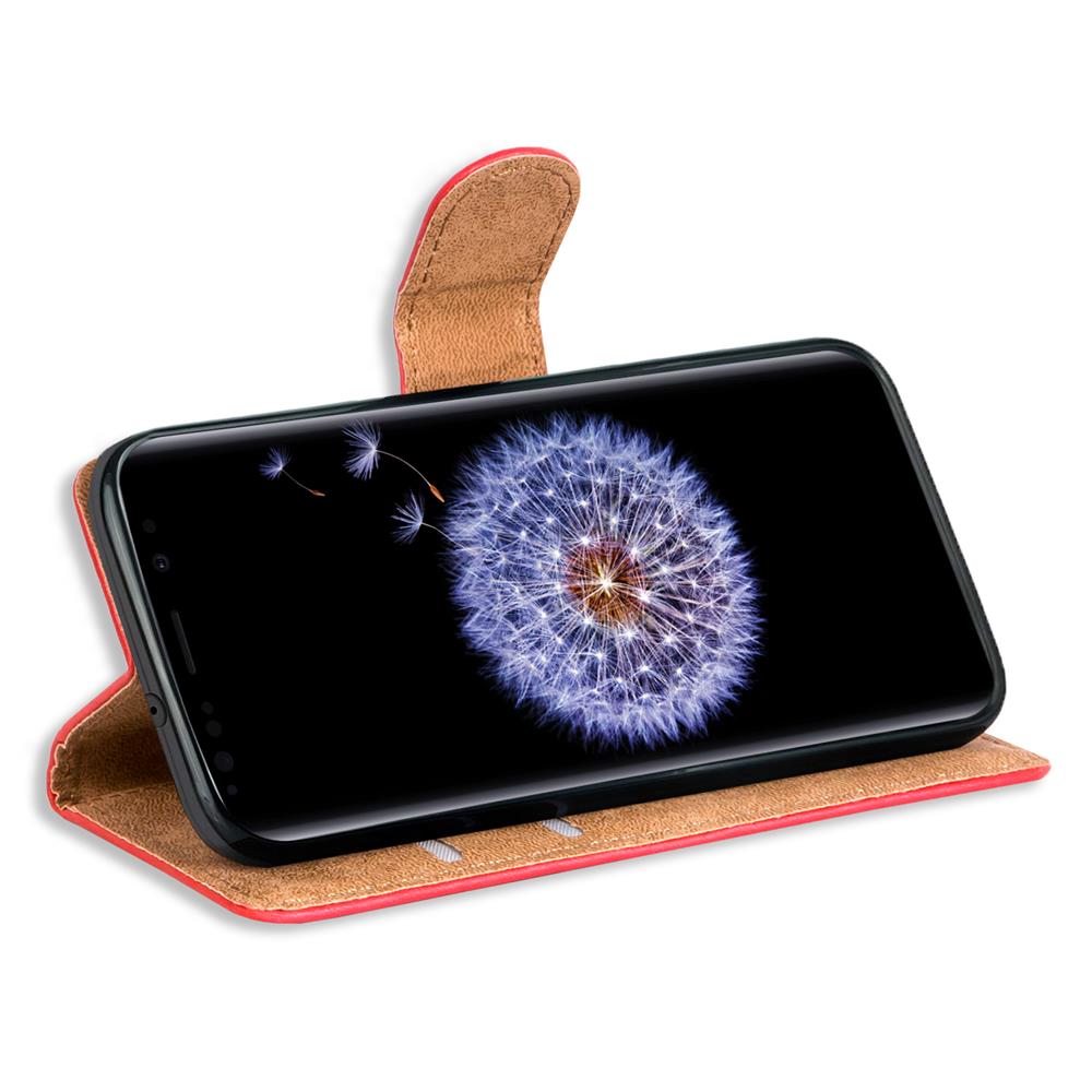 Basic Wallet für Samsung Galaxy S9 Plus in Rot