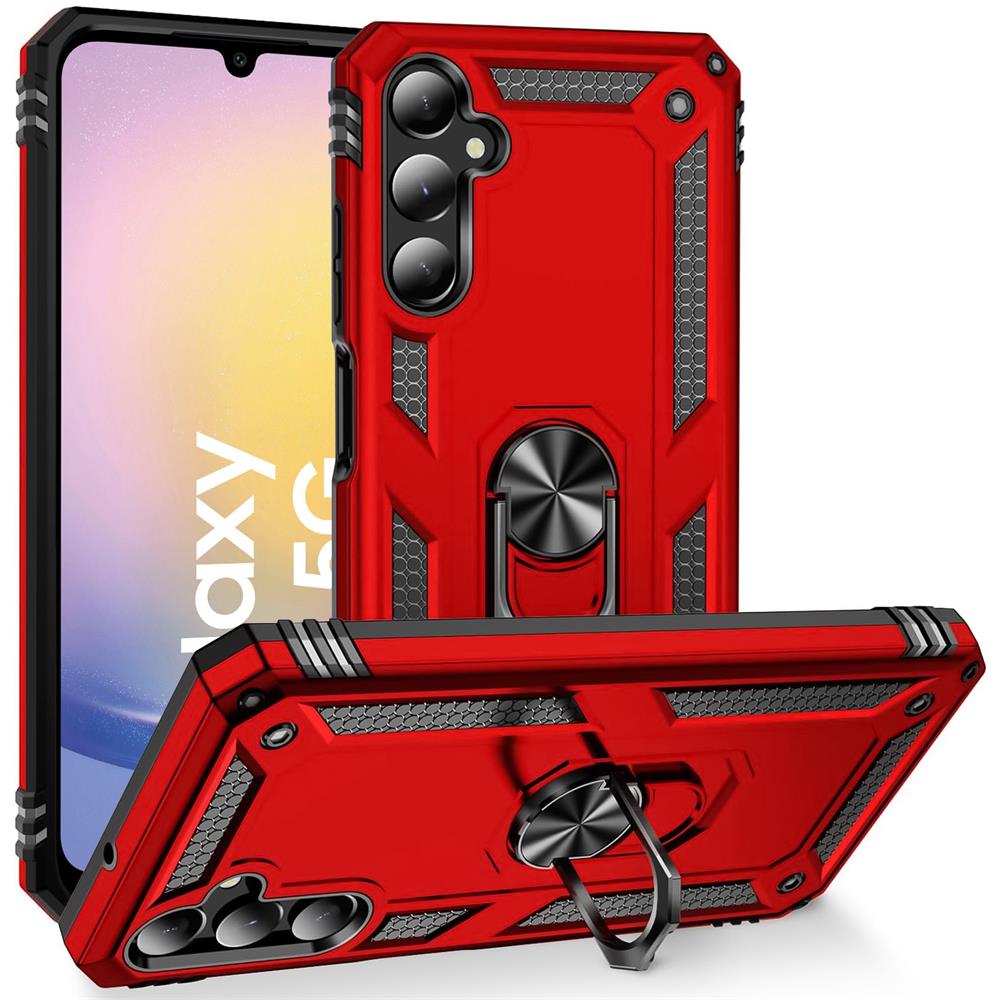 Army Case für Samsung Galaxy A25 5G in Rot