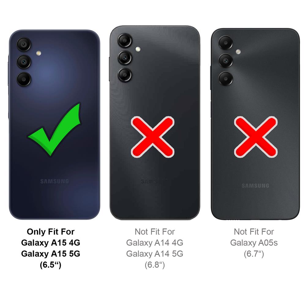 Rugged TPU für Samsung Galaxy A15 4G/5G in Transparent