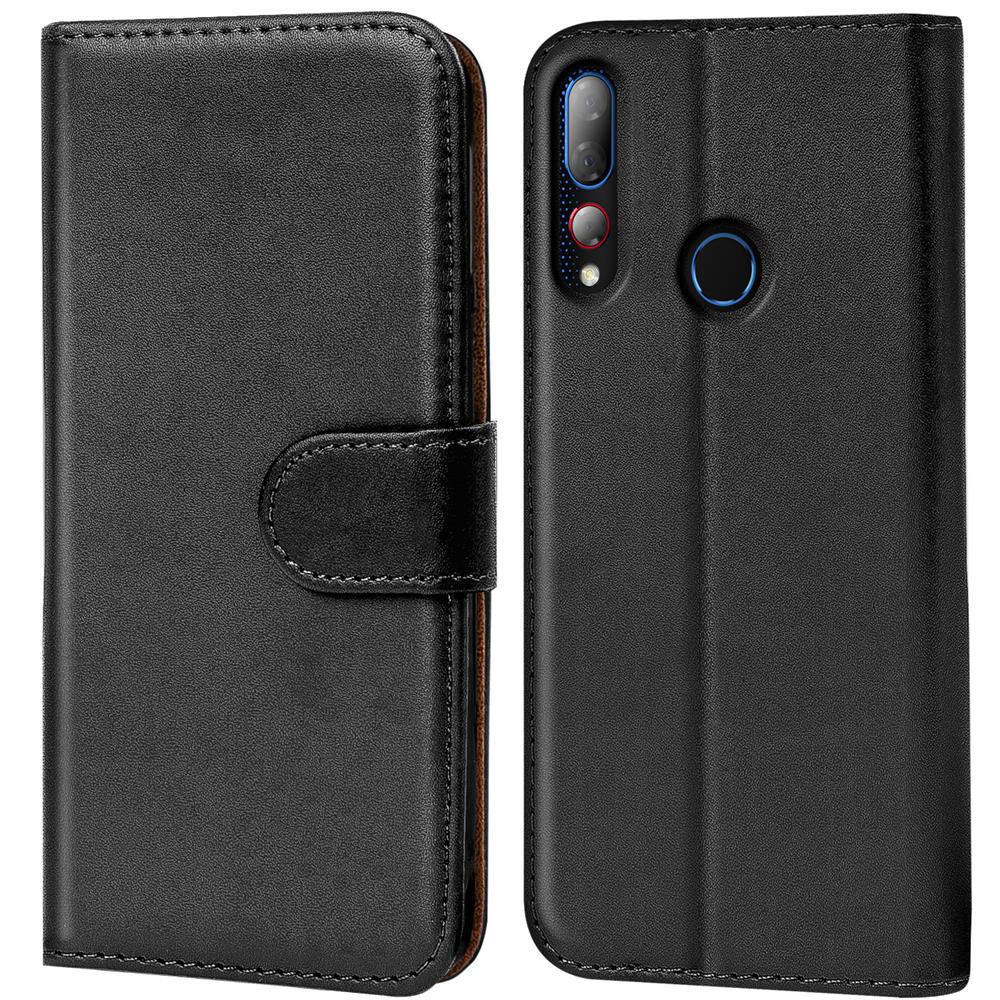 Basic Wallet für HTC Desire 19 Plus in Schwarz