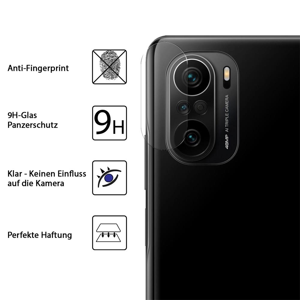 4in1 Glas Set für Xiaomi Poco F3 / Mi 11i