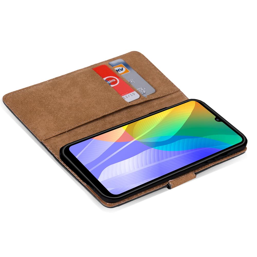 Basic Wallet für Huawei Y6P in Schwarz