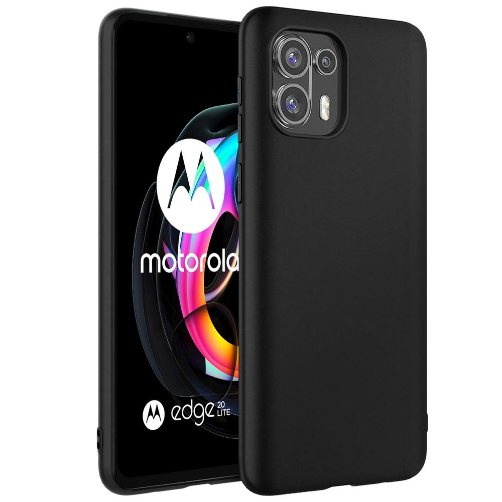 Classic TPU für Motorola Edge 20 Lite in Schwarz