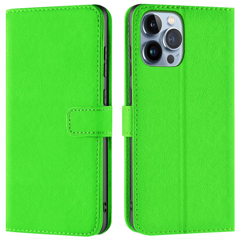 Basic Wallet für Apple iPhone 14 Pro Max in Grün