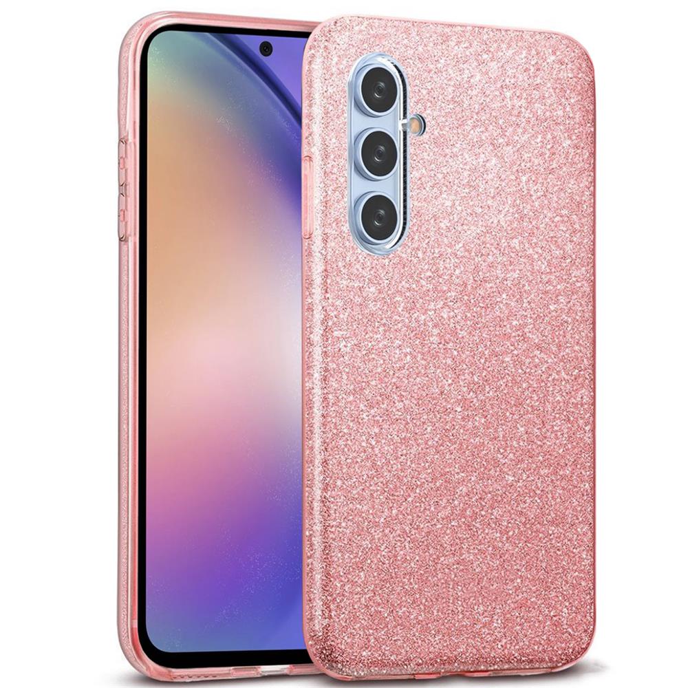 Shiny TPU für Samsung Galaxy A54 5G in Rosegold
