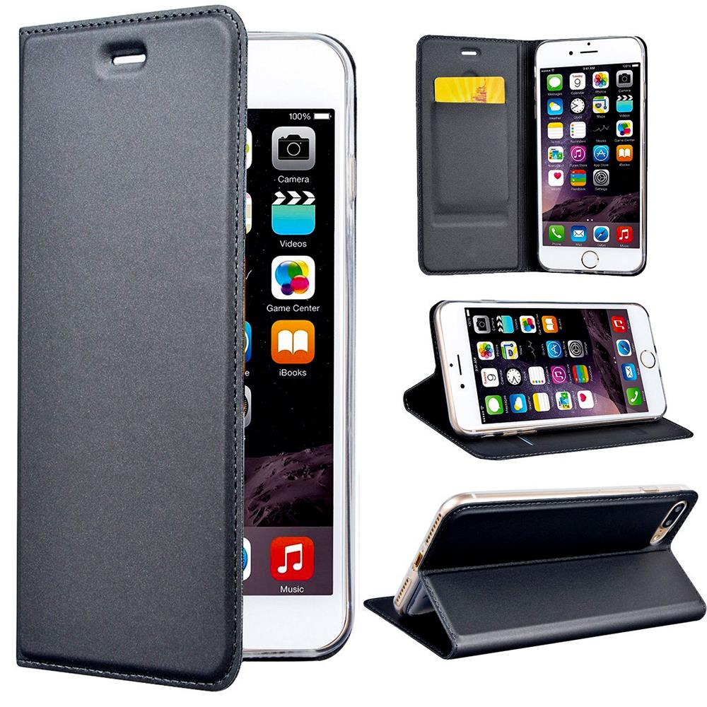 Electroplated Flip für Apple iPhone 7 Plus / 8 Plus in Schwarz