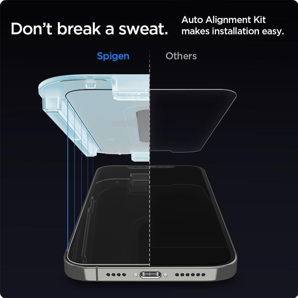 Spigen Glas 2in1 für Apple iPhone 12 / 12 Pro