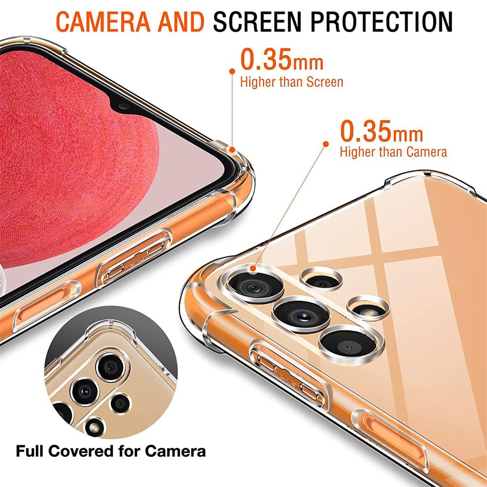 Rugged TPU für Samsung Galaxy A13 4G in Transparent