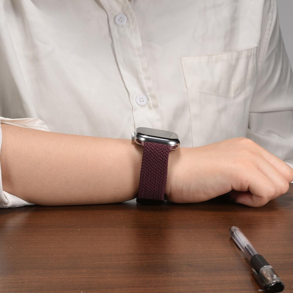 Loop Nylonarmband für Apple Watch 1-11/SE1-3/Ultra1-3 - 42/44/45/49mm in Kirschblüte - Universal