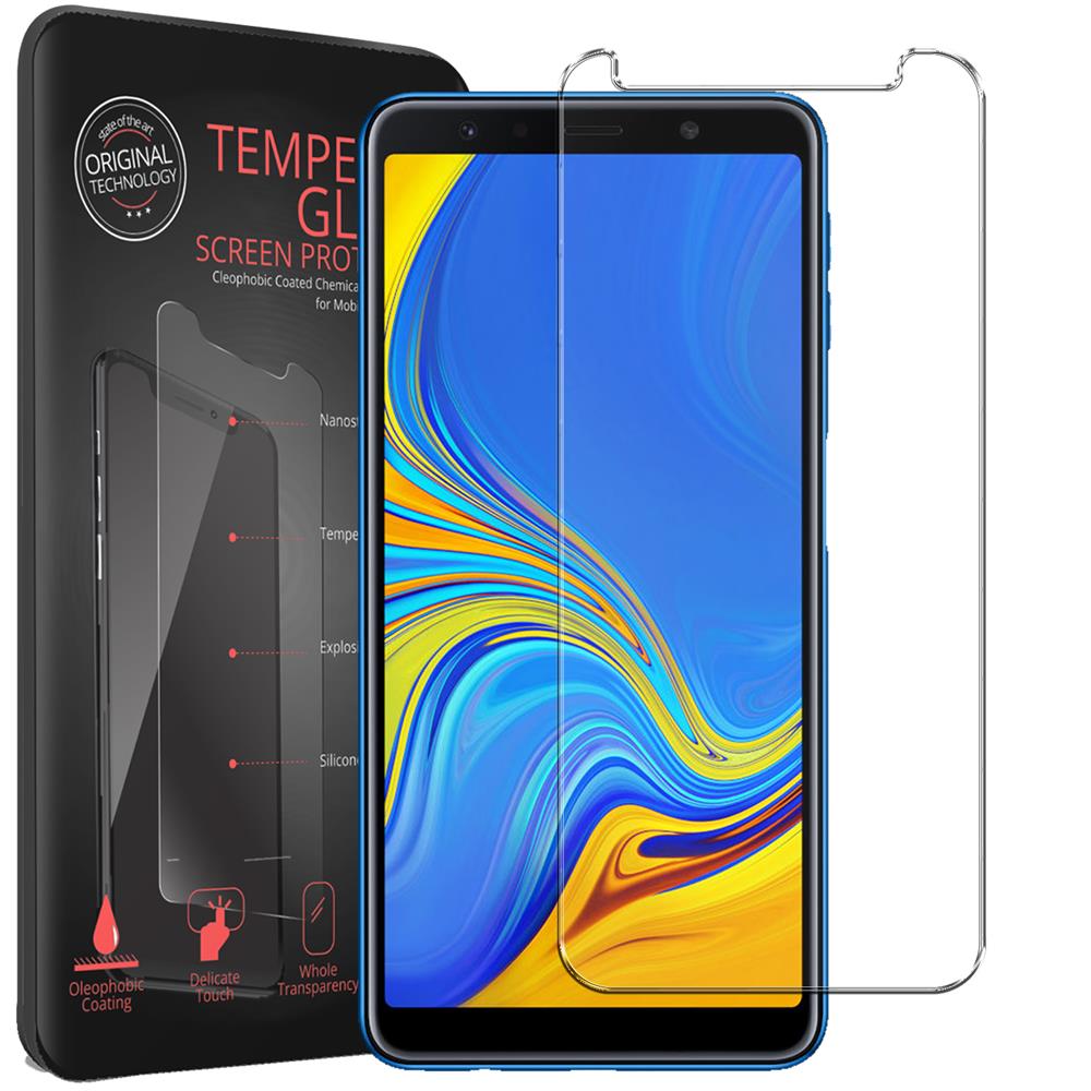 Glas 2in1 für Samsung Galaxy A7 2018