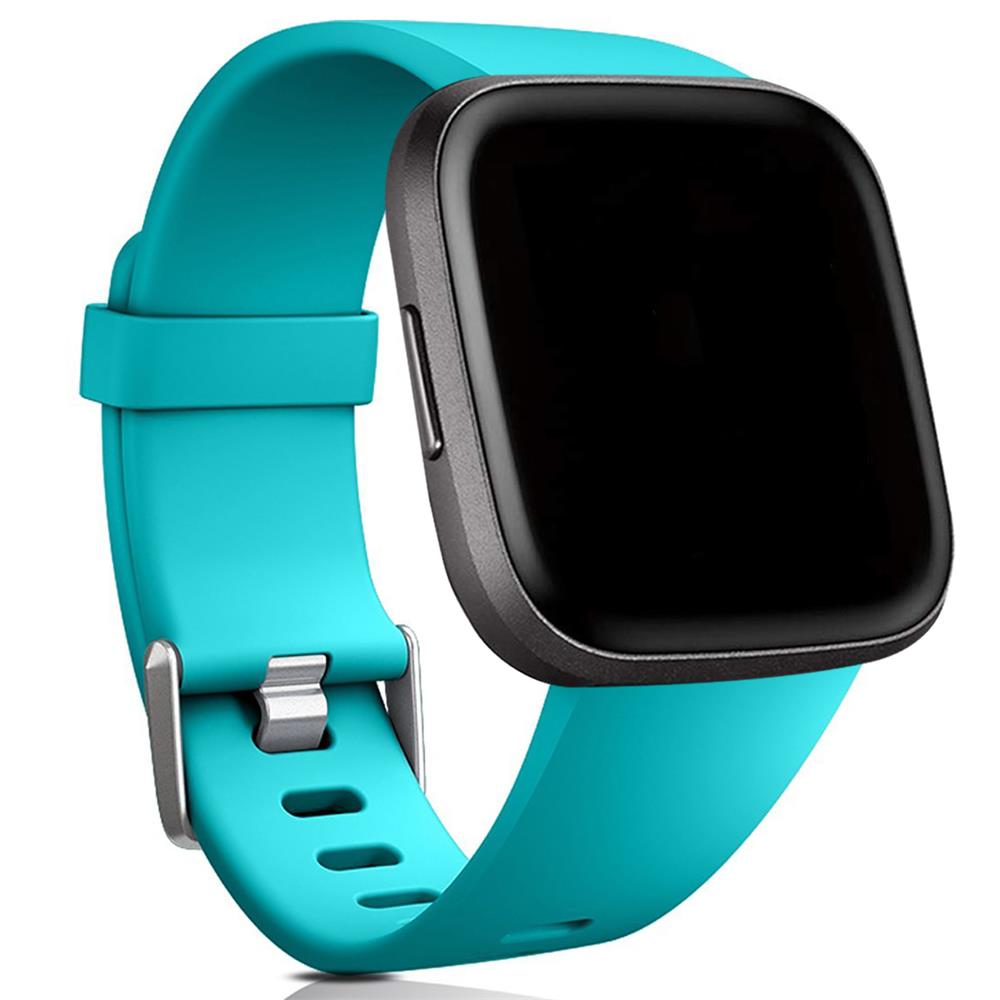 Fitnessarmband TPU für Fitbit Versa / Lite - Größe S in Hellblau