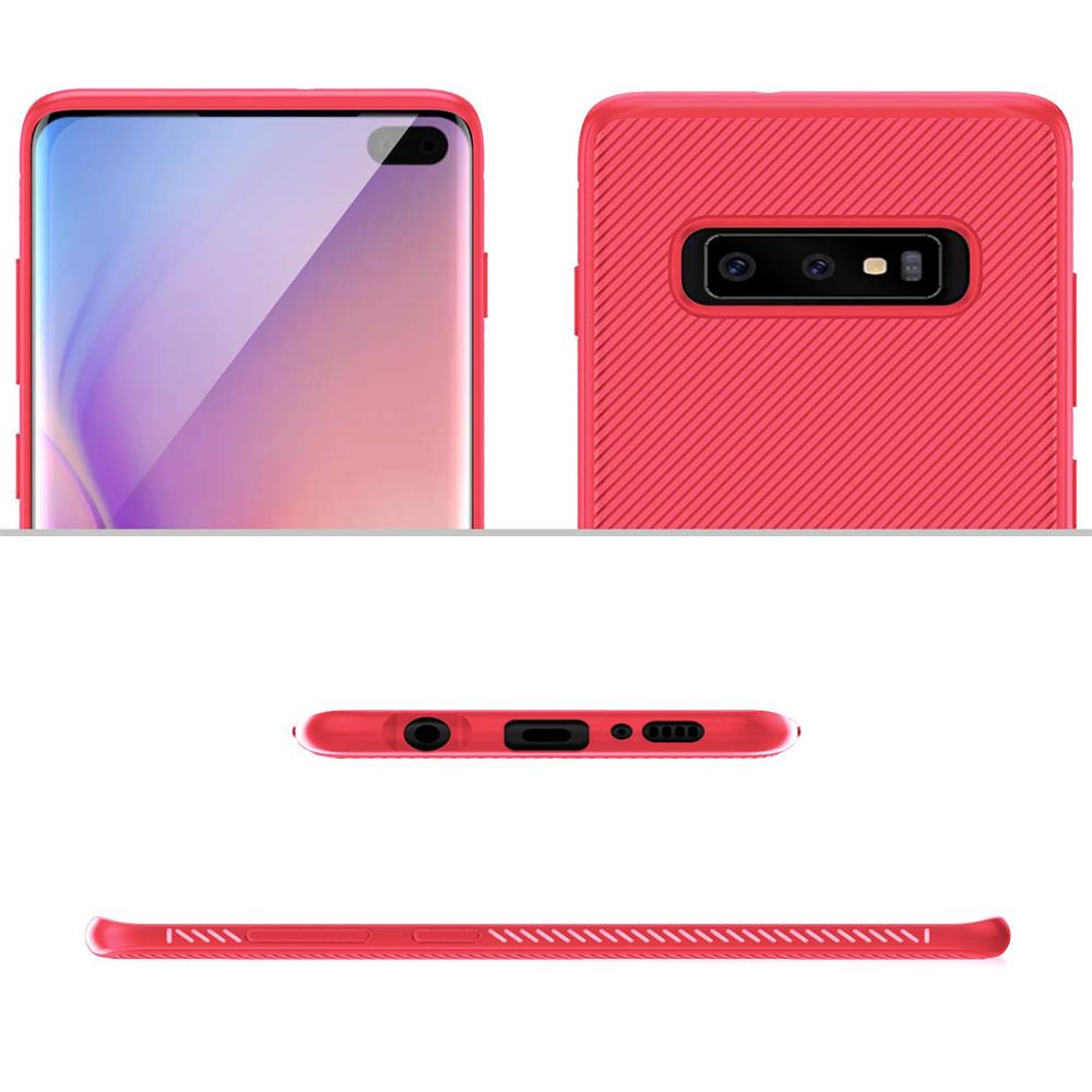 Fancy Case für Samsung Galaxy S10 Plus in Rot