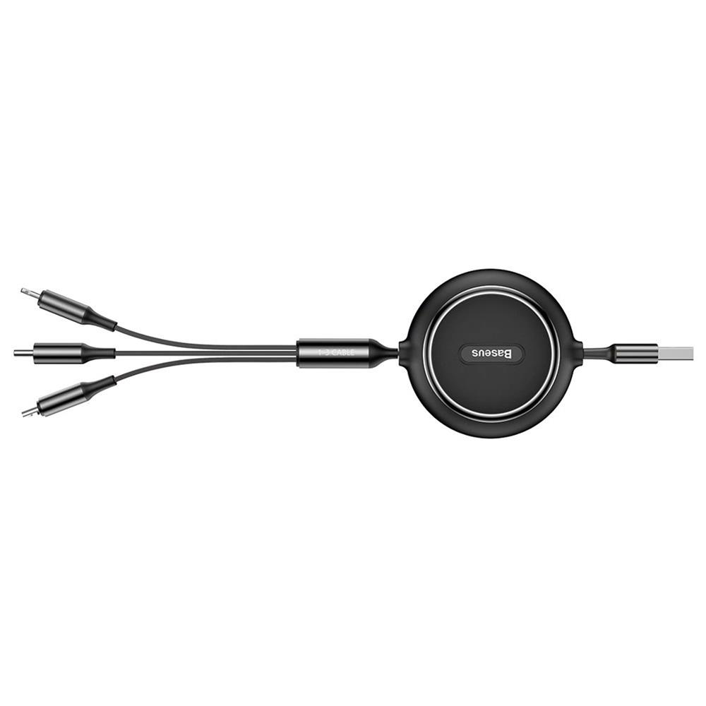 Baseus USB Kabel - CAMLT-JH01 - 3in1 in Schwarz
