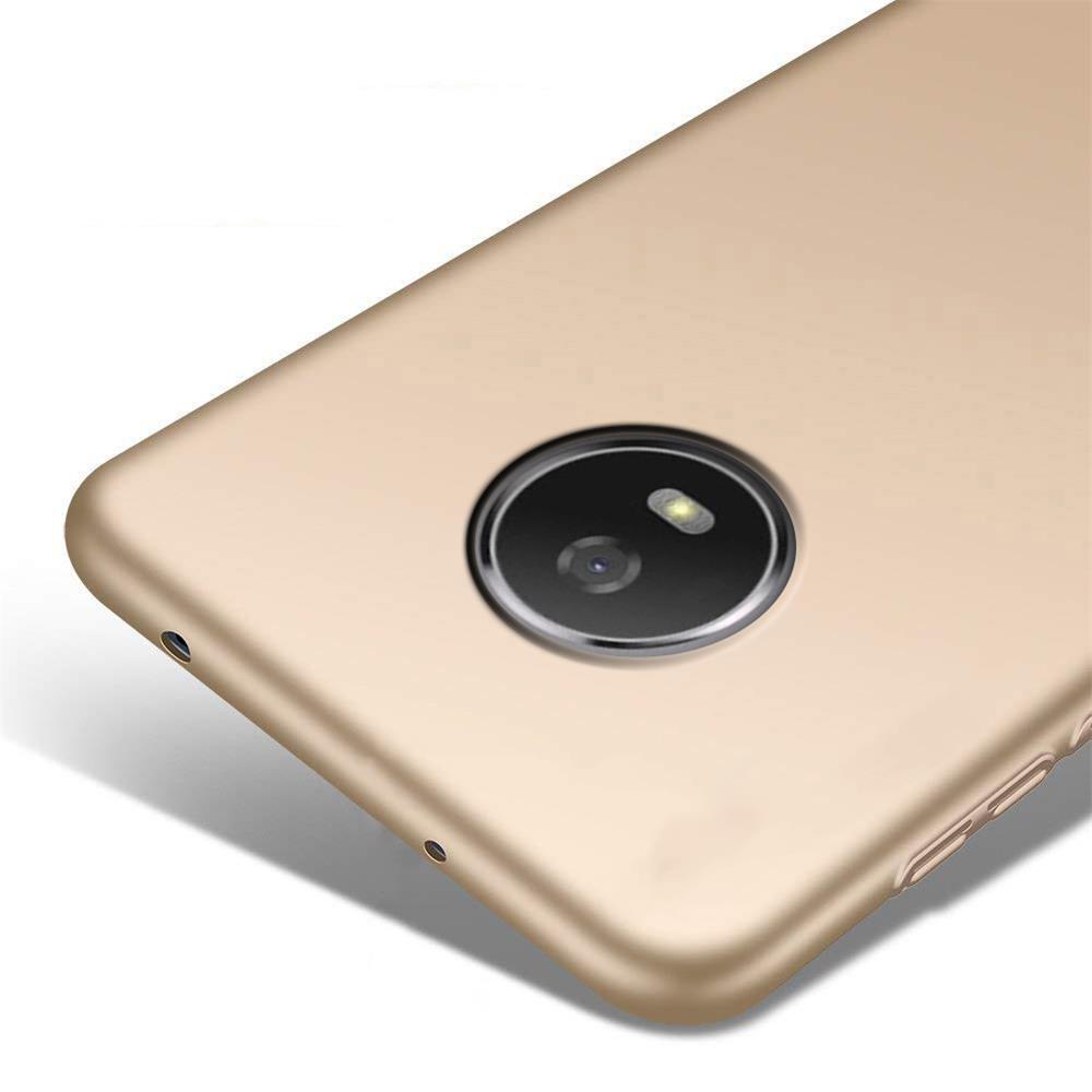 Classic Plain für Motorola/Lenovo Moto G4 / G4 Plus in Gold