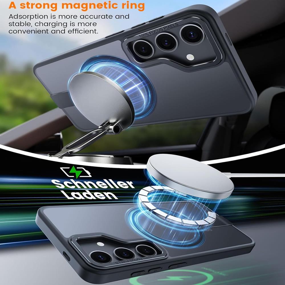 Kickstand TPU für Samsung Galaxy S25 FE in Schwarz