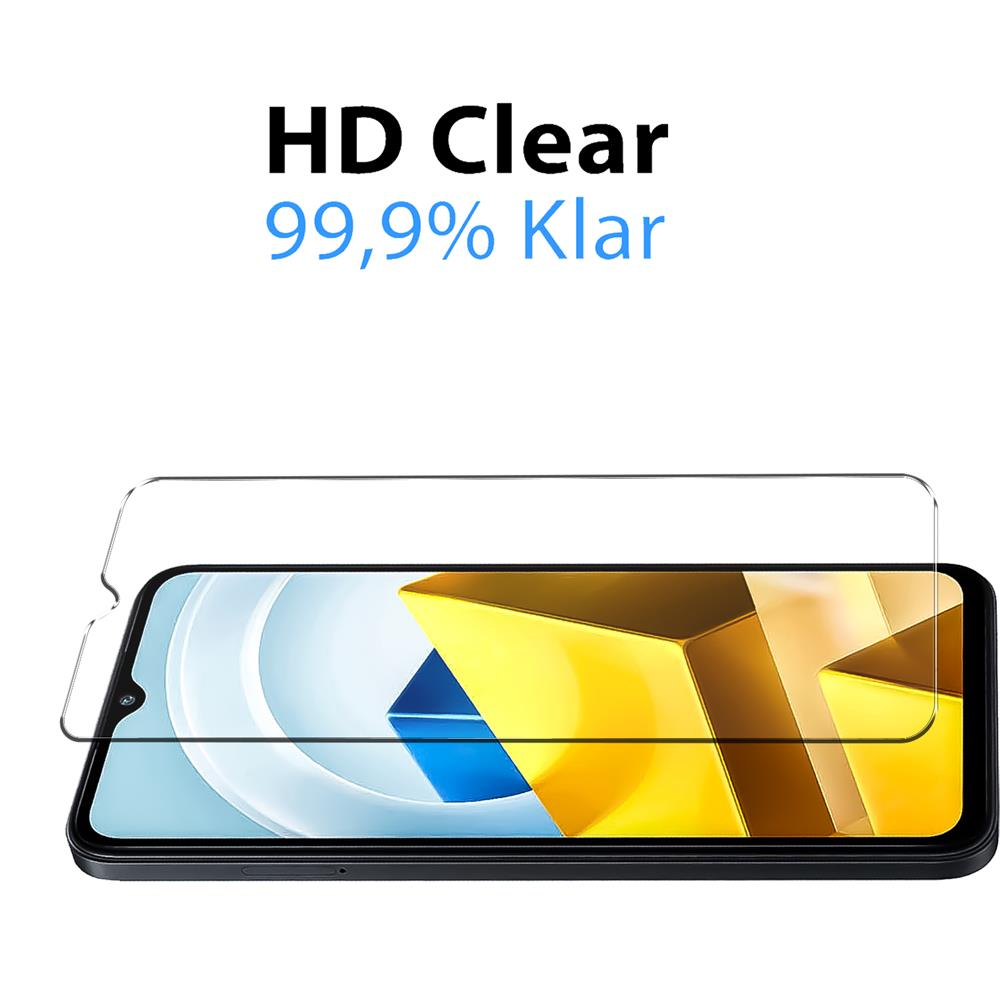 4in1 Glas Set für Xiaomi Poco M5