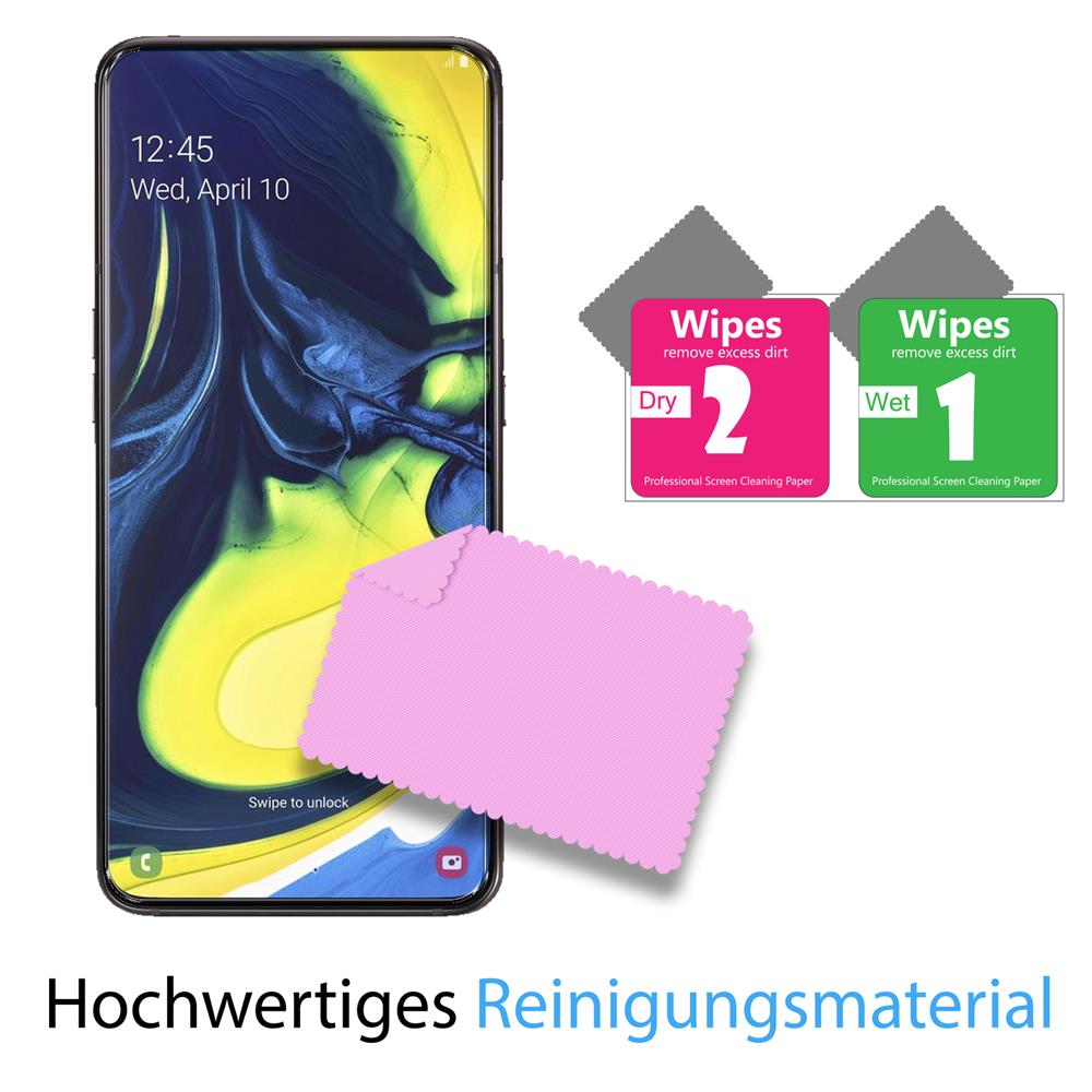 Glas 2in1 für Samsung Galaxy A80